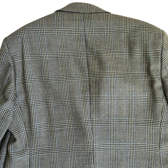 Lauren Ralph Lauren Vintage 90s Houndstooth Blazer Wool Academia Preppy Sz 43R - Picture 7 of 16